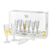 Chroma Clear Champagne Flutes Glass (5.1 oz. set of 6)