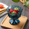 Chinese Knot Design Fruit and Dessert Glass Bowl (8 oz. set of 2)