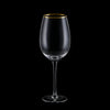 Gold Rim Wine Glasses set of 4