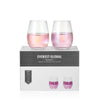 Iridescent stemless wine glasses set of 2/4/6 Unique Cute Gift Idea