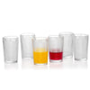 Chroma Clear Vintage Beverage Drinking Glass (13.1 oz. set of 6)