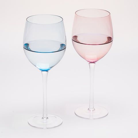 Colorful Stemmed Wine Glass (15.5 oz. set of 4)